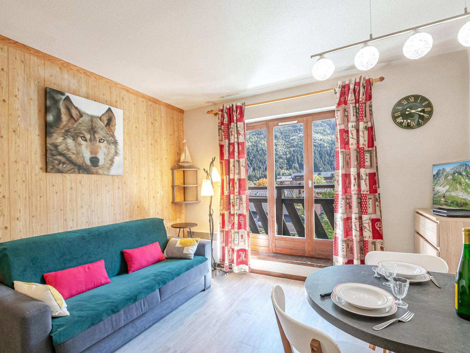Apartamento : Charmant, Balcon Vue Mont-blanc, Parking, Wifi, Animaux Acceptes - Fr-1-343-221 Chamonix Mont Blanc
